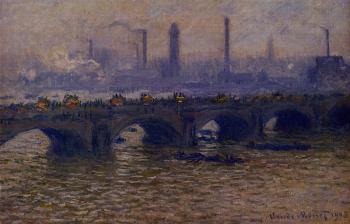 Claude Oscar Monet : Waterloo Bridge, Grey Weather